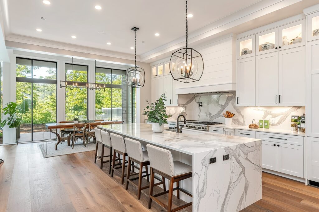 Beautiful kitchen in new luxury home.